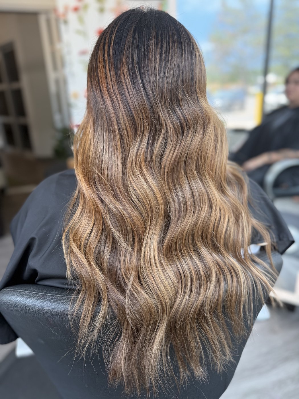 Caramel brunette balayage